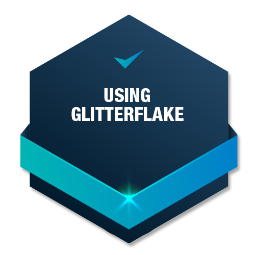 Using Glitterflake