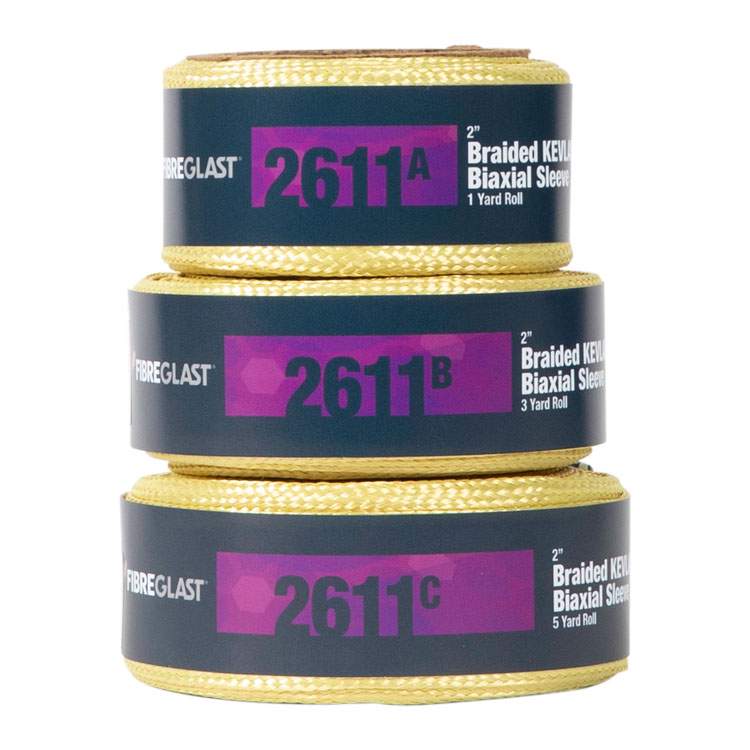 Product Image of 2" Braided Kevlar&reg; Biaxial Sleeve