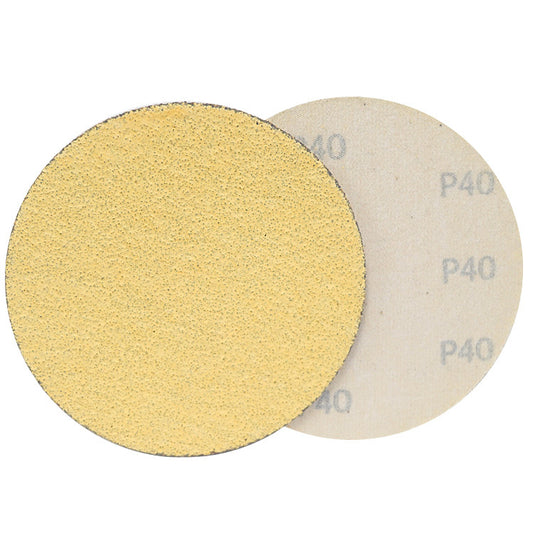 Product Image of 5" Gold Hook and Loop A/O Sanding Discs - 40 Grit - 50 Pack