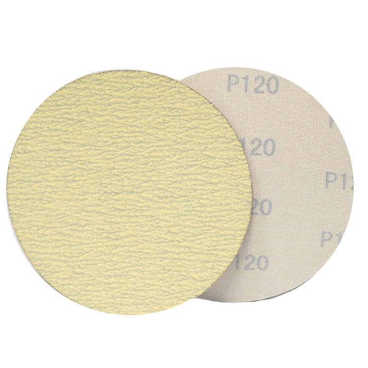 Product Image of 5" Gold Hook and Loop A/O Sanding Discs - 120 Grit - 100 Pack