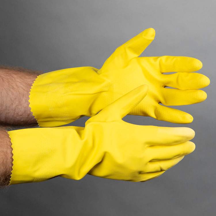 Product Image of Flock Lined Latex Gloves